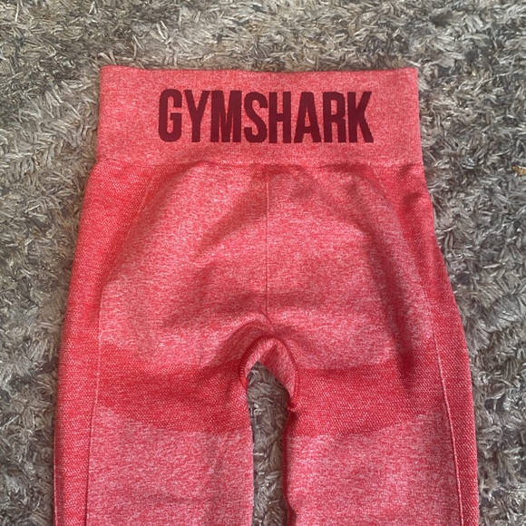 Gymshark red Performance Leggings Streamlined Fit sz small - Picture 6 of 8